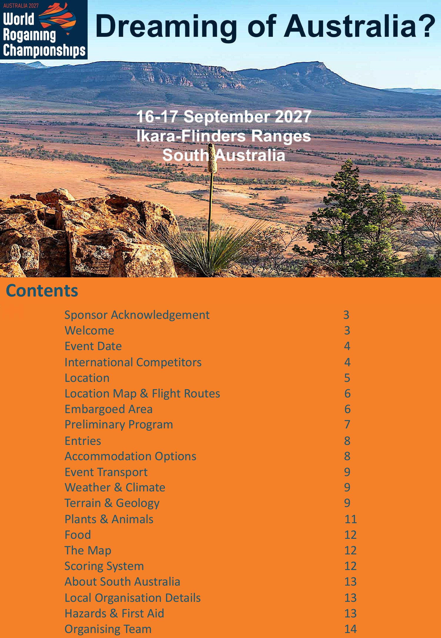 WRC2027 Bulletin 1 page 2