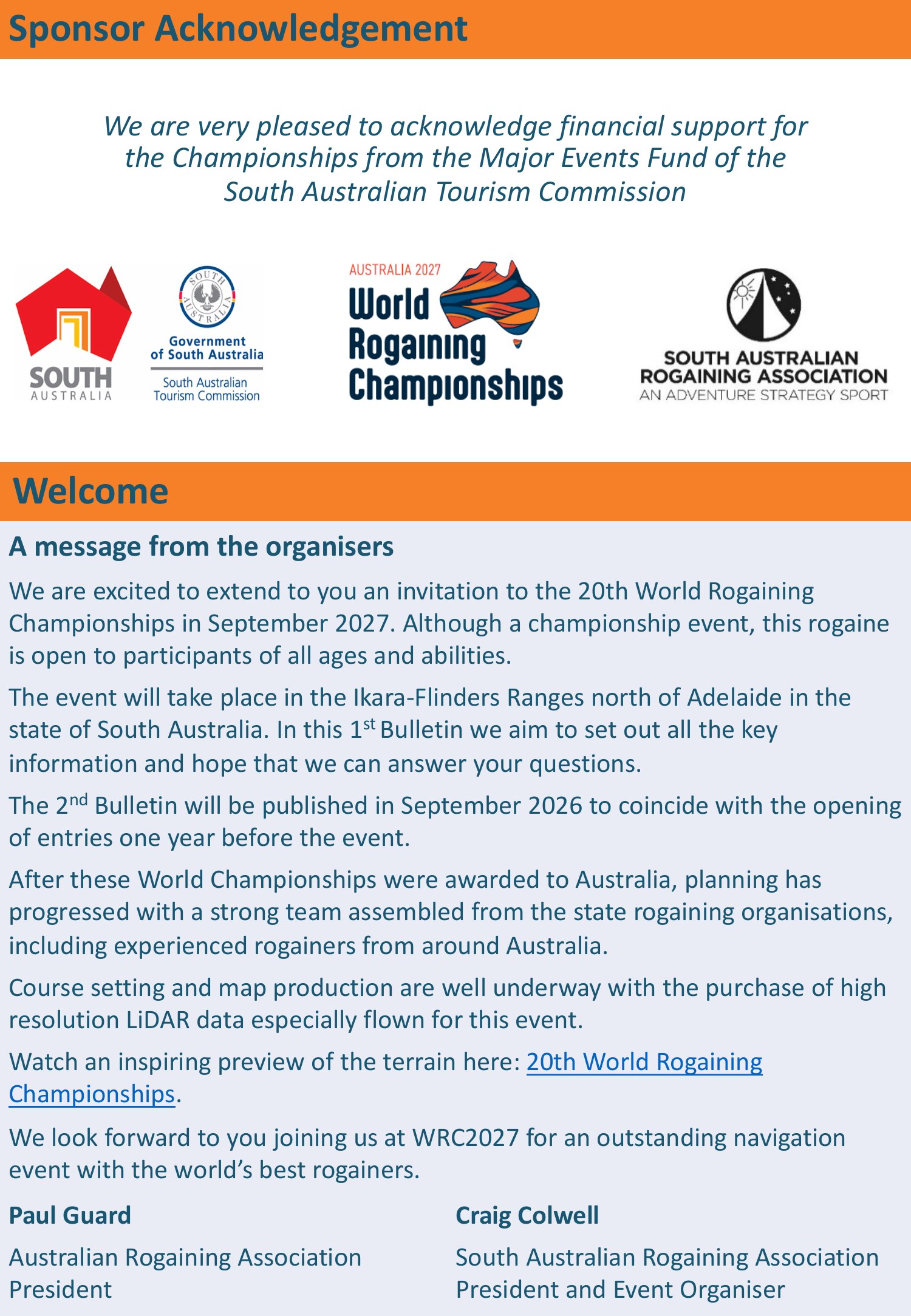 WRC2027 Bulletin 1 page 3